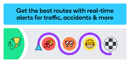 Waze – GPS e Trânsito ao vivo capa